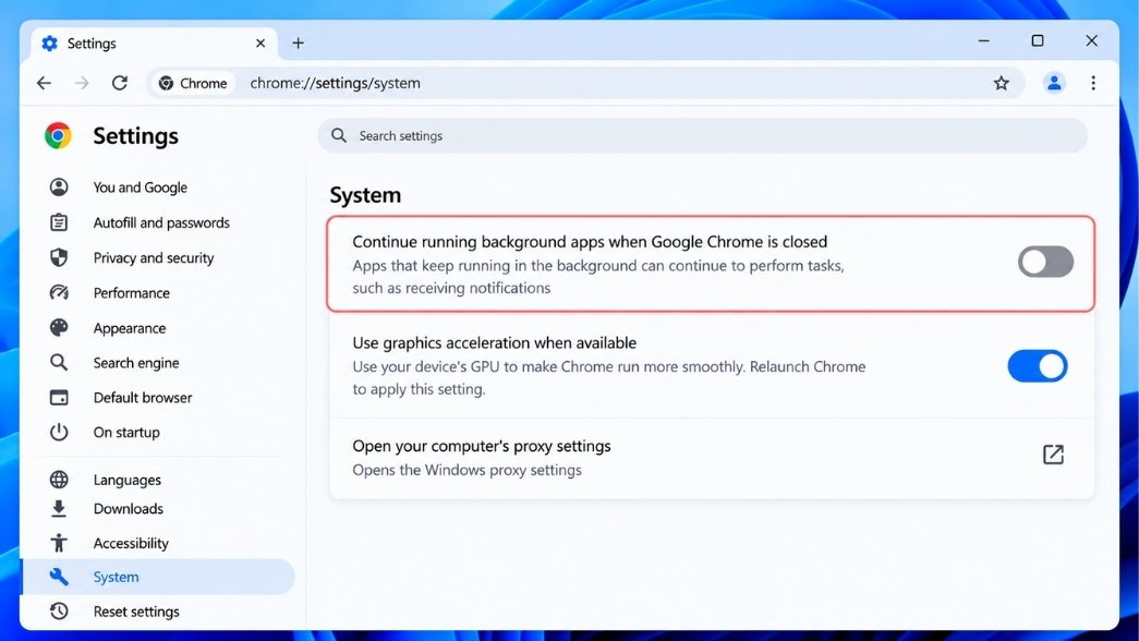 Hướng Dẫn Sửa Lỗi Trình Duyệt Chrome Cốn Ram Đơ Máy Trên Win 11