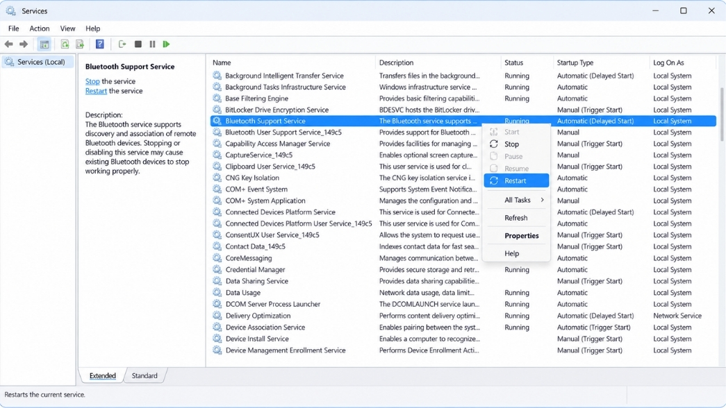 Không Nhận Tai Nghe Bluetooth Trên Win 11