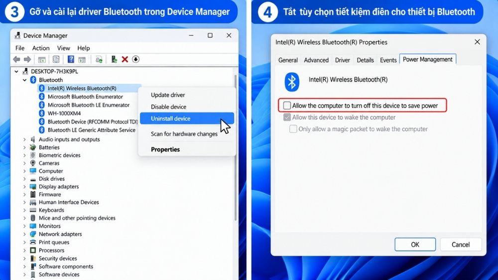 Không Nhận Tai Nghe Bluetooth Trên Win 11