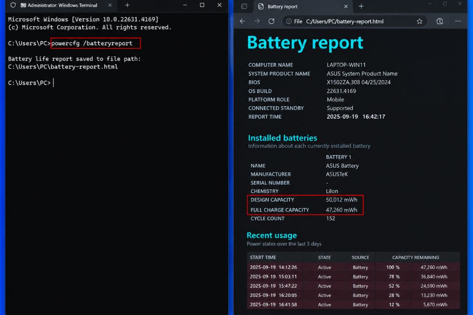 Laptop Windows 11 bị sập nguồn đột ngột dù còn pin 6 Laptop Windows 11 bi sap nguon dot ngot du con pin 3