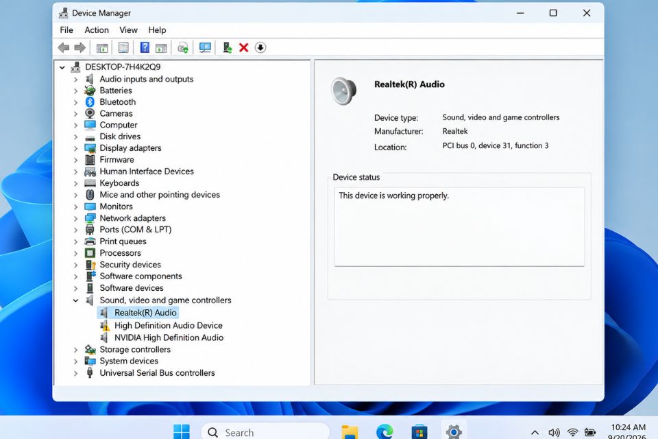 Lỗi No Audio Output Device Is Installed Windows 11 6 Loi No Audio Output Device Is Installed Windows 11 3