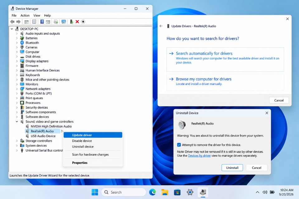Lỗi No Audio Output Device Is Installed Windows 11 7 Loi No Audio Output Device Is Installed Windows 11 4