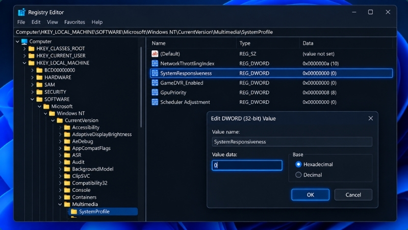 Sửa Lỗi Giật Micro-stuttering Khi Chơi Game Trên Win 11 23h2