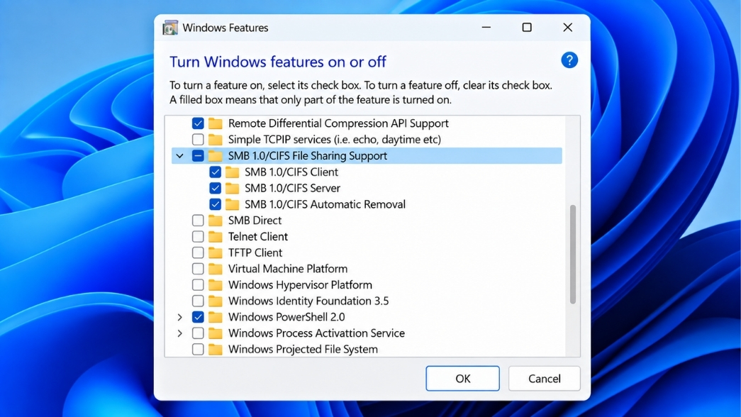 Sửa Lỗi Không Vào Được Mạng Lan Chia Sẻ Máy In Win 11