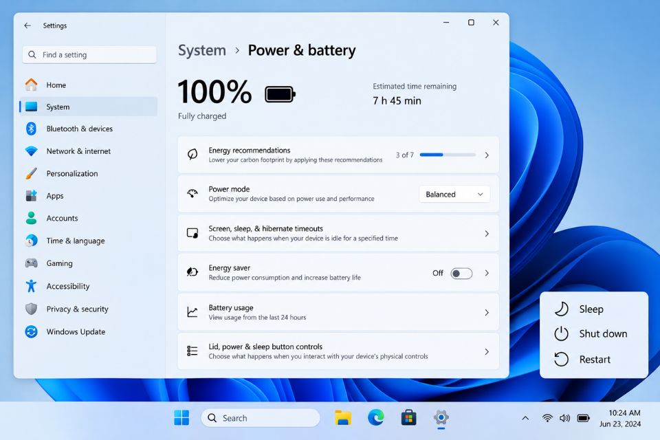 Sửa lỗi Taskbar Windows 11 bị biến mất, đơ đứng máy 8 Sua loi Taskbar Windows 11 bi bien mat do dung may 4