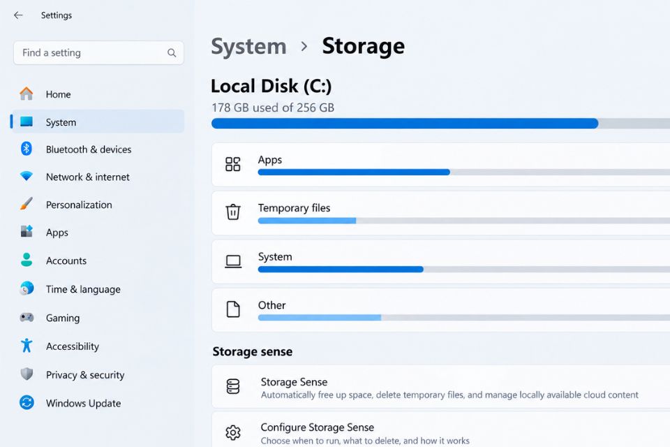 Sửa lỗi Windows 11 bị phân mảnh ổ cứng nặng, chạy chậm 9 Sua loi Windows 11 bi phan manh o cung nang chay cham 5