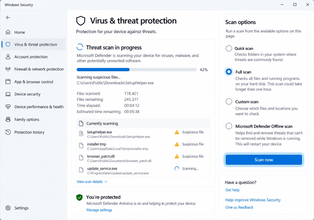 Win 11 bi nhiem virus quang cao Cach diet tan goc 3