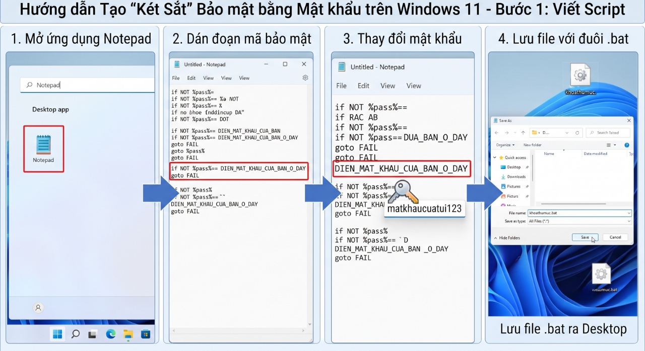 Hướng Dẫn Cách Khóa Và Mã Hóa Bảo Mật Thư Mục (Folder) Trên Windows 11 Không Cần Phần Mềm