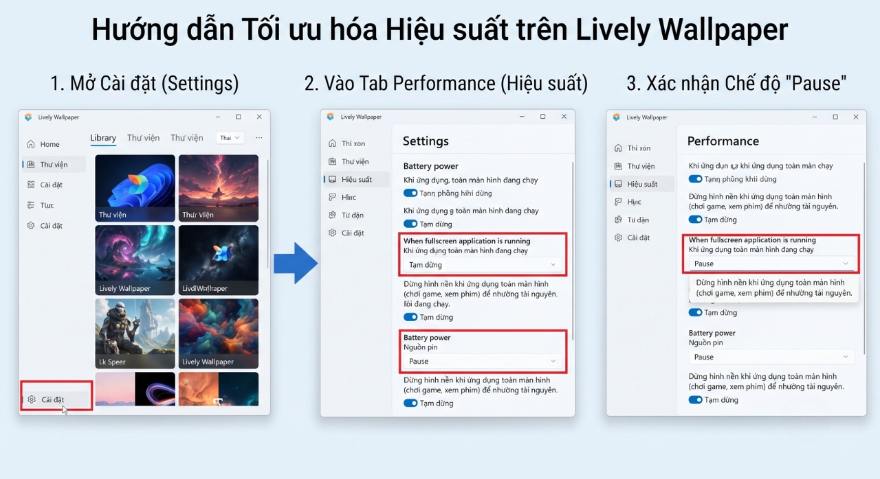 Hướng Dẫn Cài Đặt Hình Nền Động (Live Wallpaper) Cực Đẹp Cho Windows 11 Bằng Lively Wallpaper