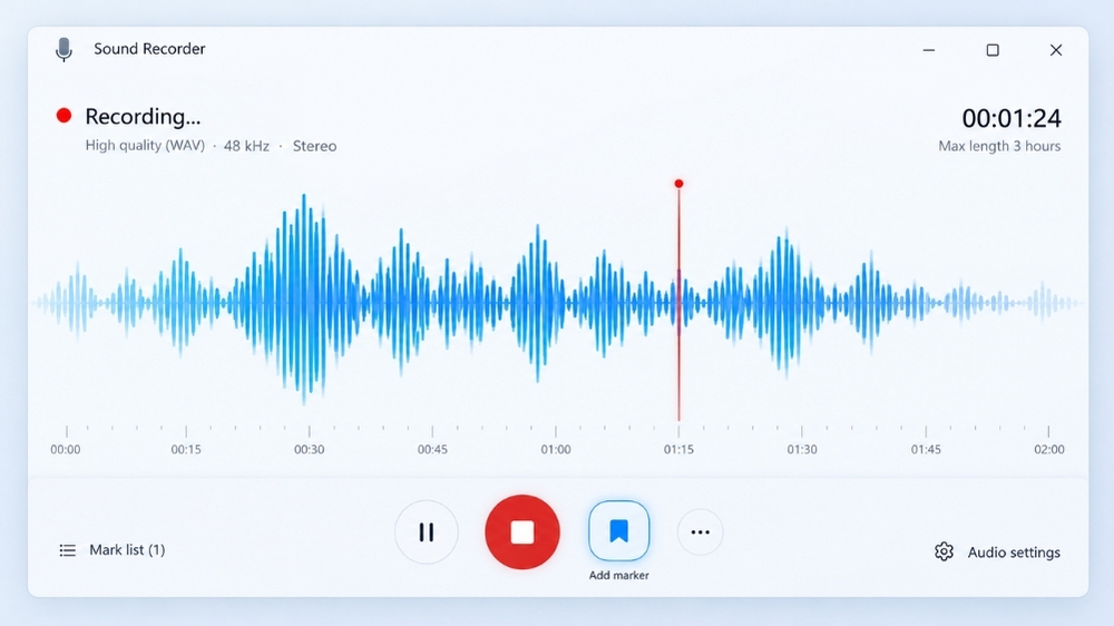 Hướng Dẫn Ghi Âm Trên Máy Tính Win 11 Bằng Ứng Dụng Sound Recorder