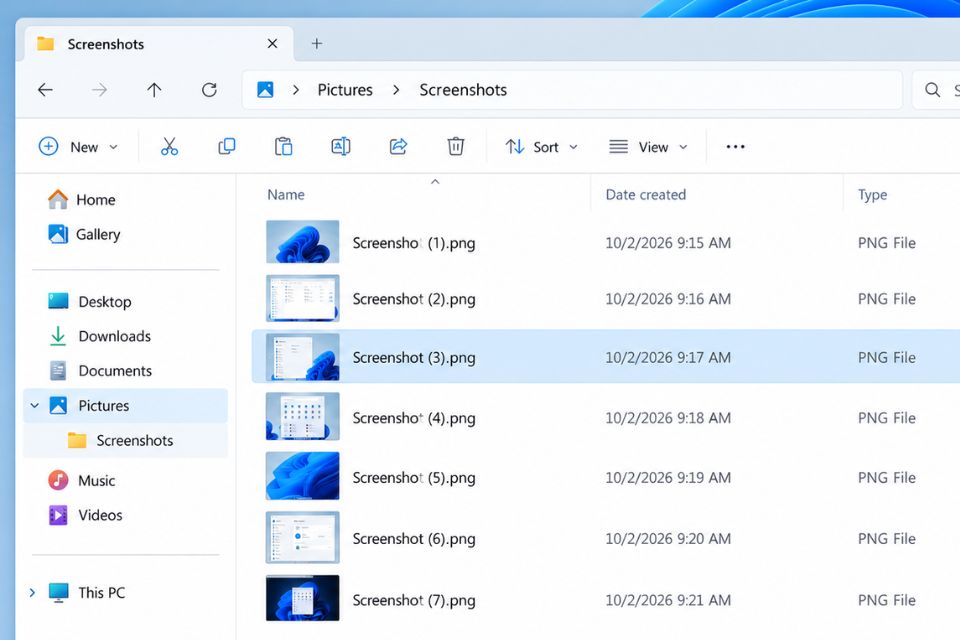 Phím tắt chụp màn hình máy tính Windows 11 tự động lưu file vào máy 4 Phim tat chup man hinh may tinh Windows 11 tu dong luu file vao may 2